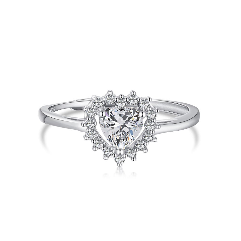 Heart-shaped Diamond Jewelry Fashion Personality
