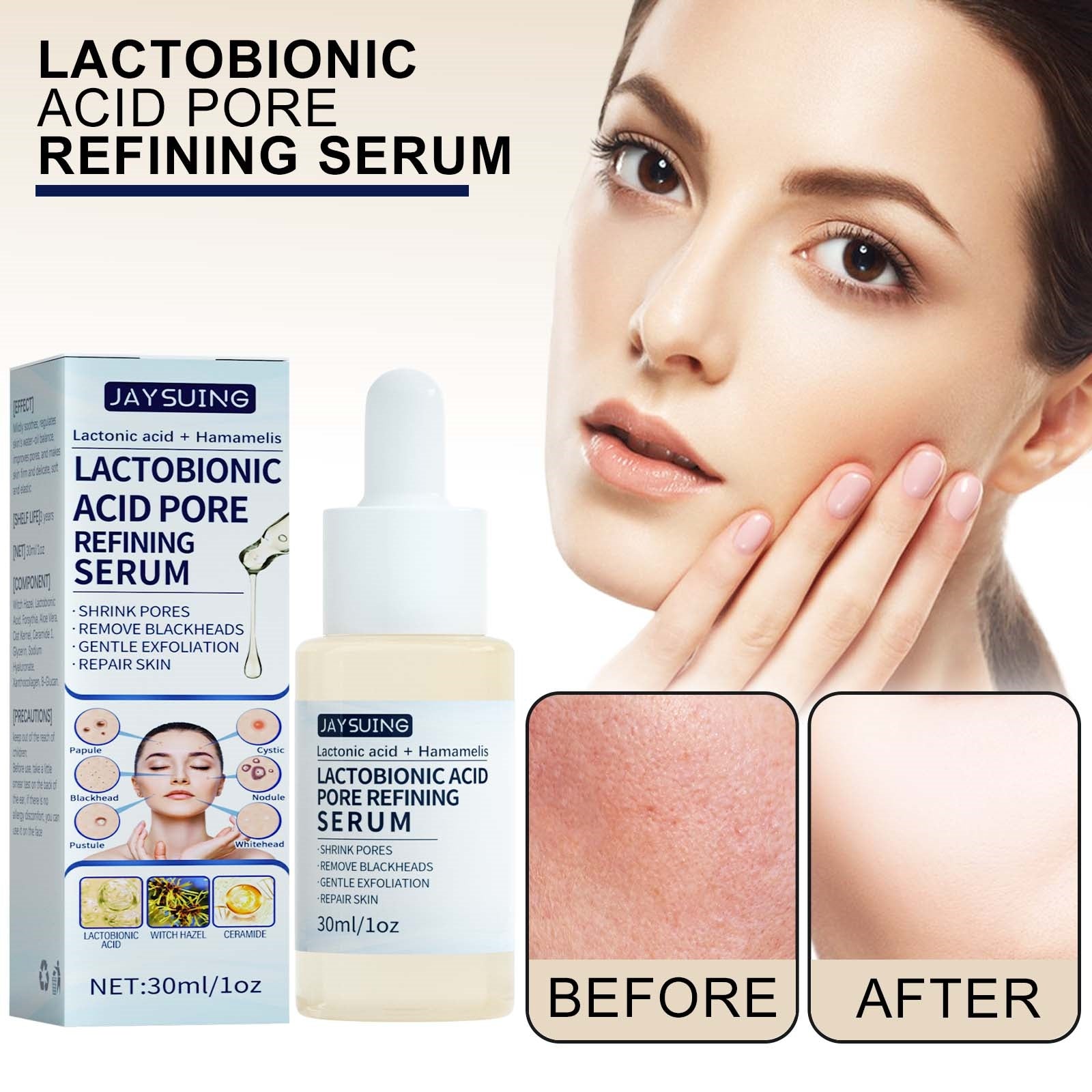 Burford Glow Lactic Acid Exfoliating Serum — Pore Refining