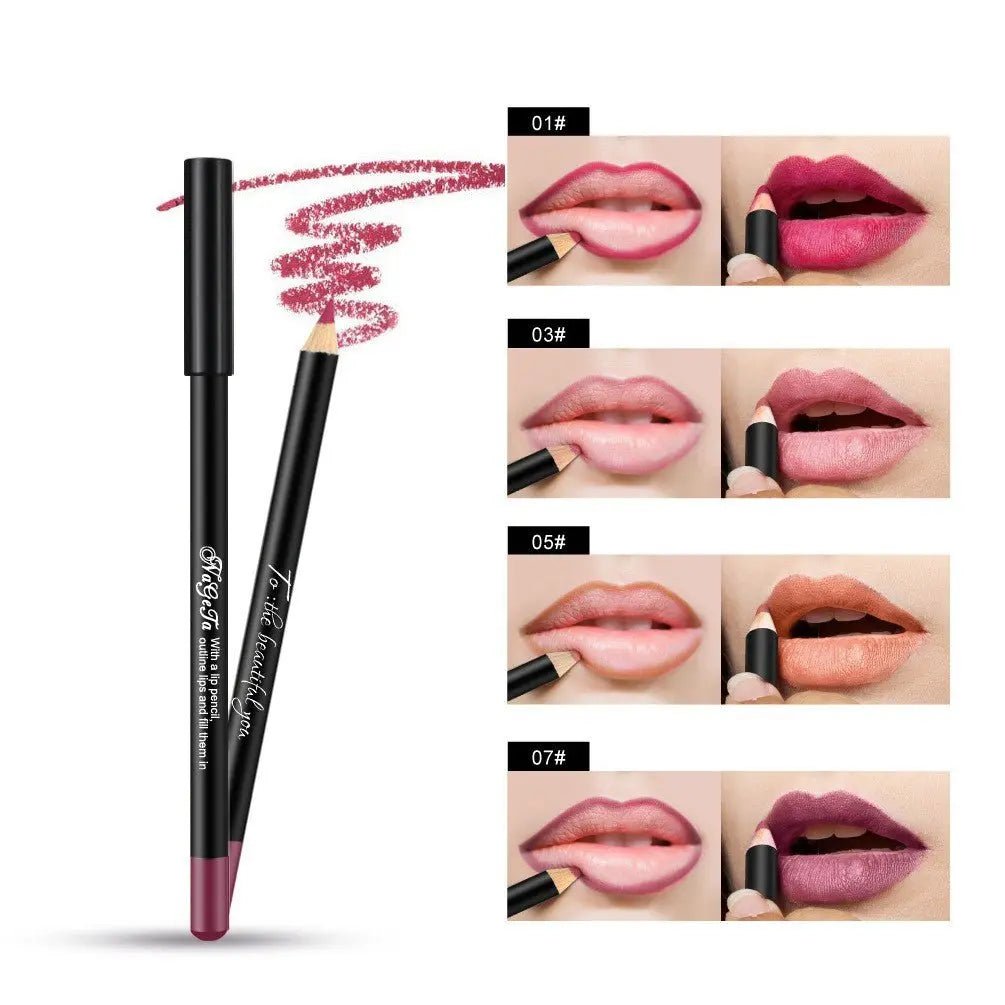 Burford Glow Waterproof Matte Lip Liner – 12 Shades