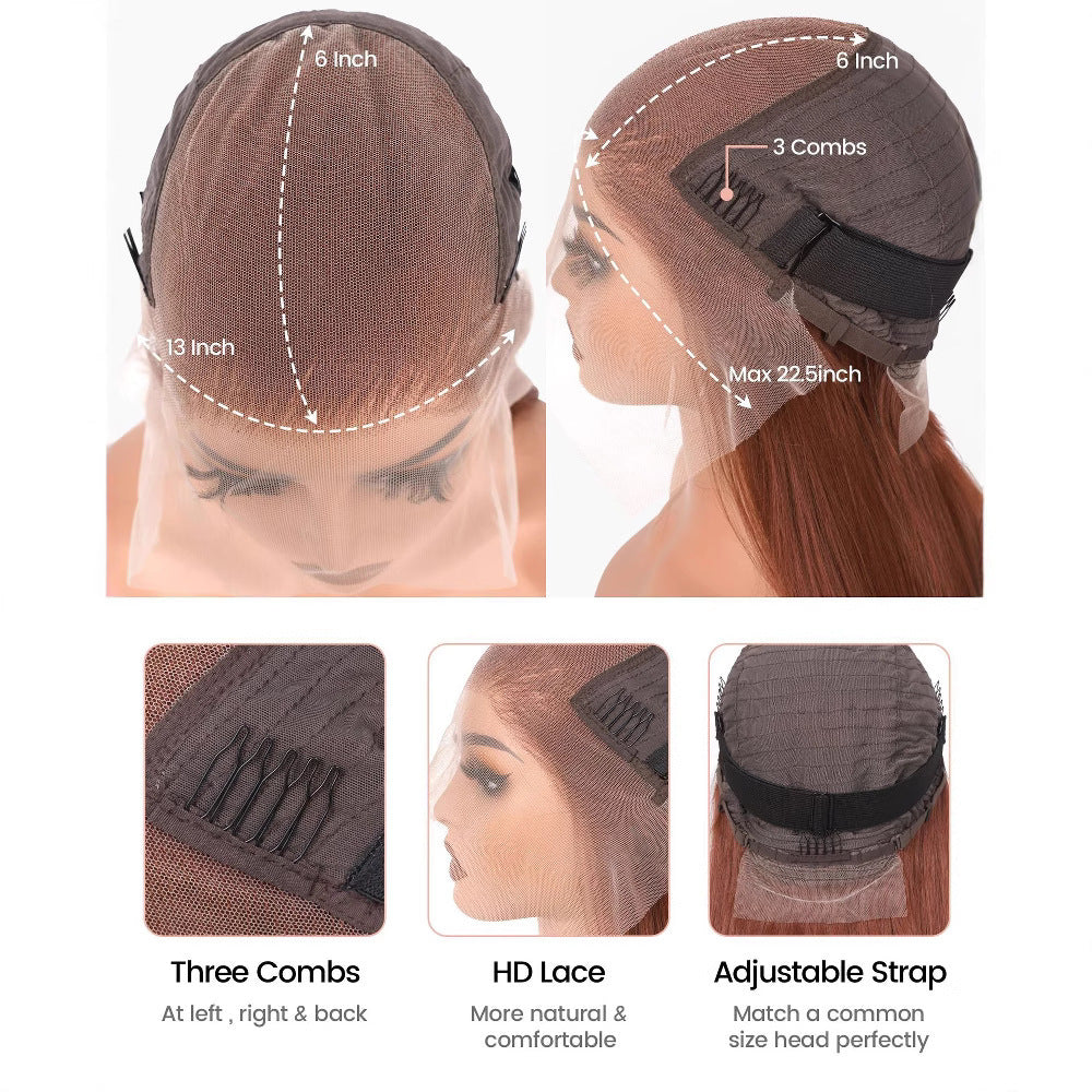 Highlight Ombre Lace Front Wavy Lace Glueless Wig