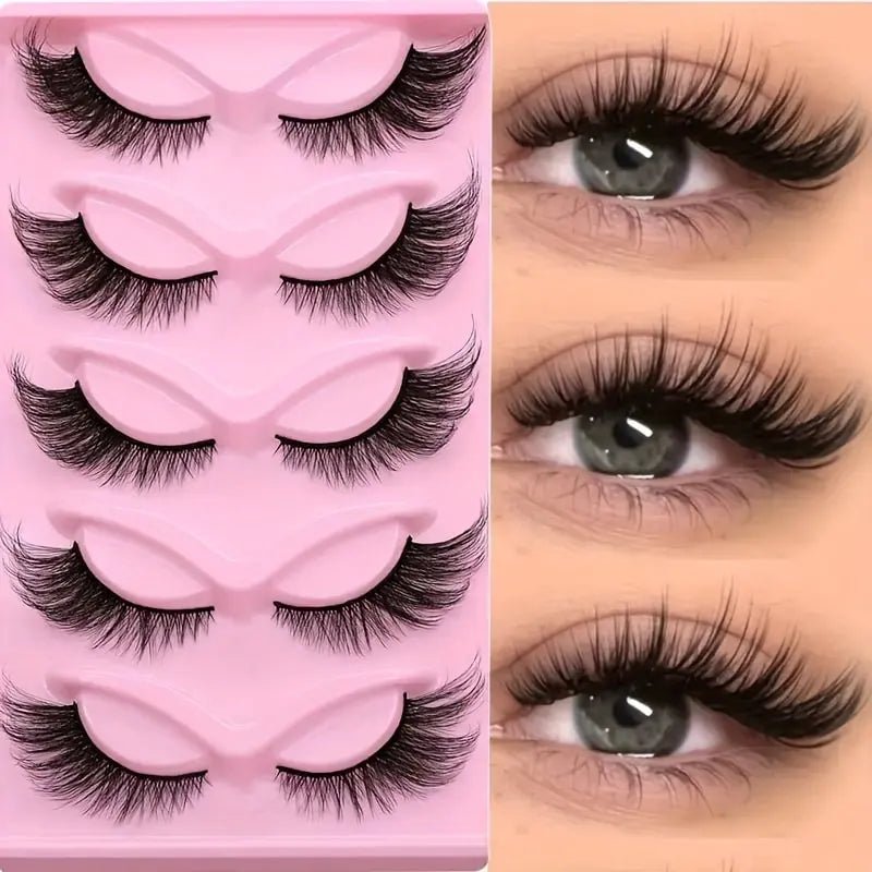 Burford Glow 15-Pair 3D Cat Eye Wispy False Lash Set
