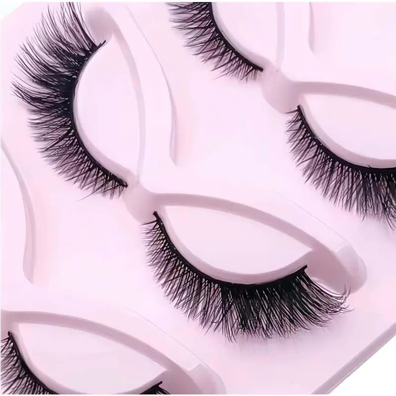 Burford Glow 15-Pair 3D Cat Eye Wispy False Lash Set