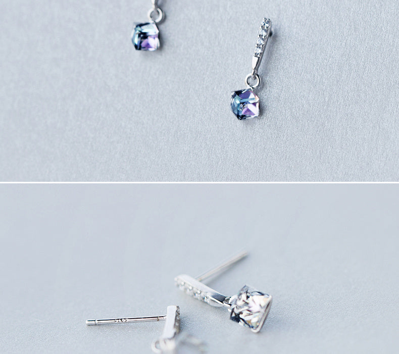 S925 Silver Earrings Women Fashion