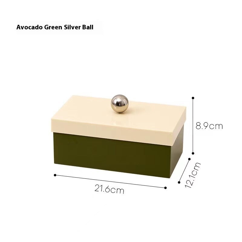 Nordic Cosmetics Cotton Puff Desktop Storage Box