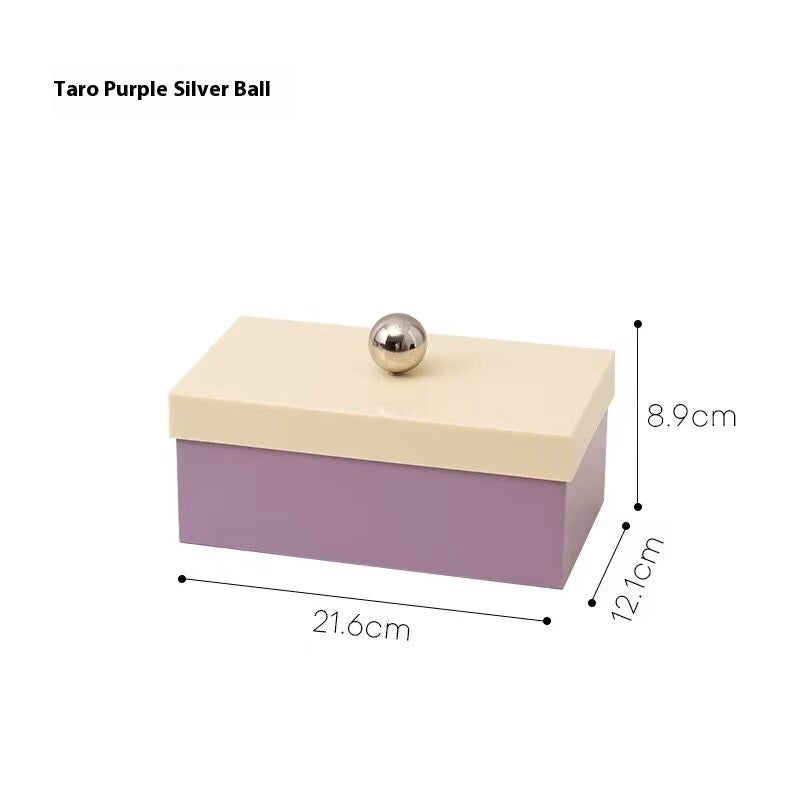 Nordic Cosmetics Cotton Puff Desktop Storage Box