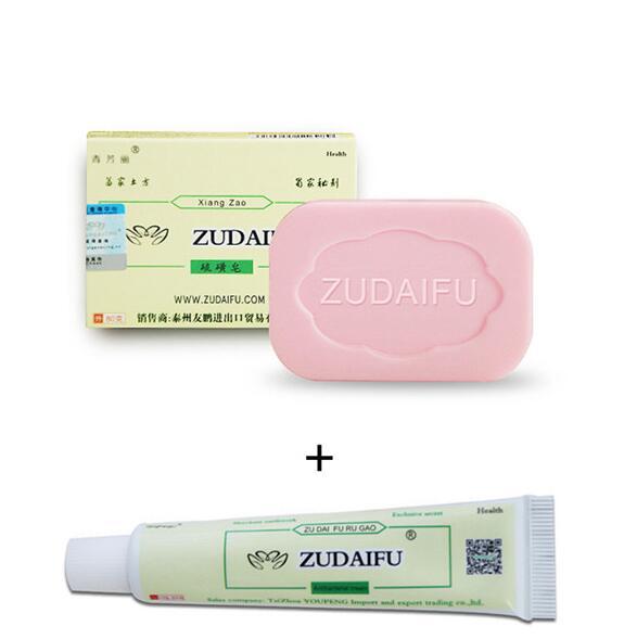 herbal cream for skin care Zudaifu ointment and soap packaging for skin treatment