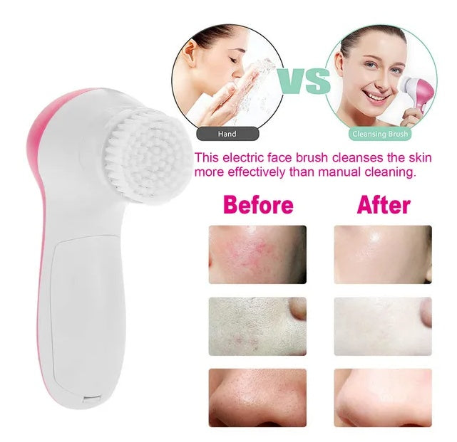 Burford Glow 5-in-1 Electric Facial Cleansing Brush