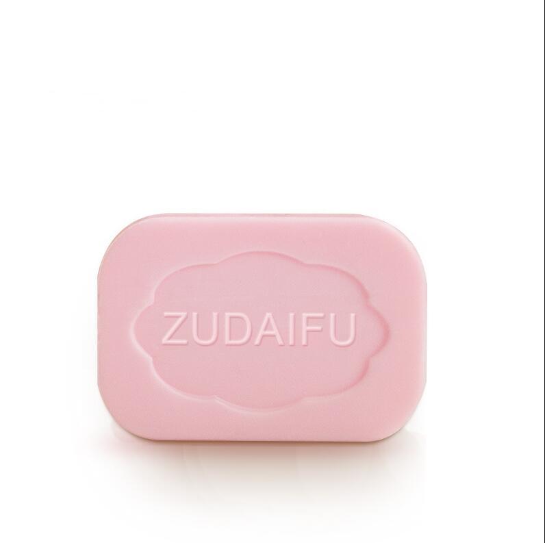 ZUDAIFU pink herbal cream bar for skin care treatment in a rectangular shape, designed for various skin issues.