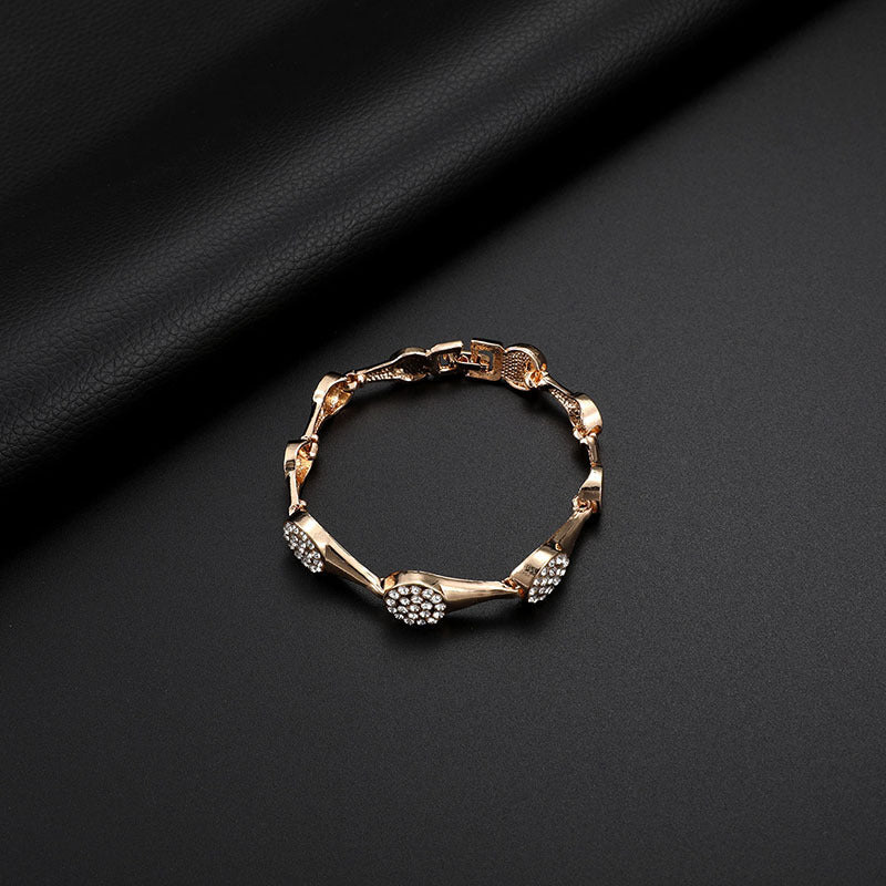 Four-piece Fashion Retro Accessories Crystal Jewelry