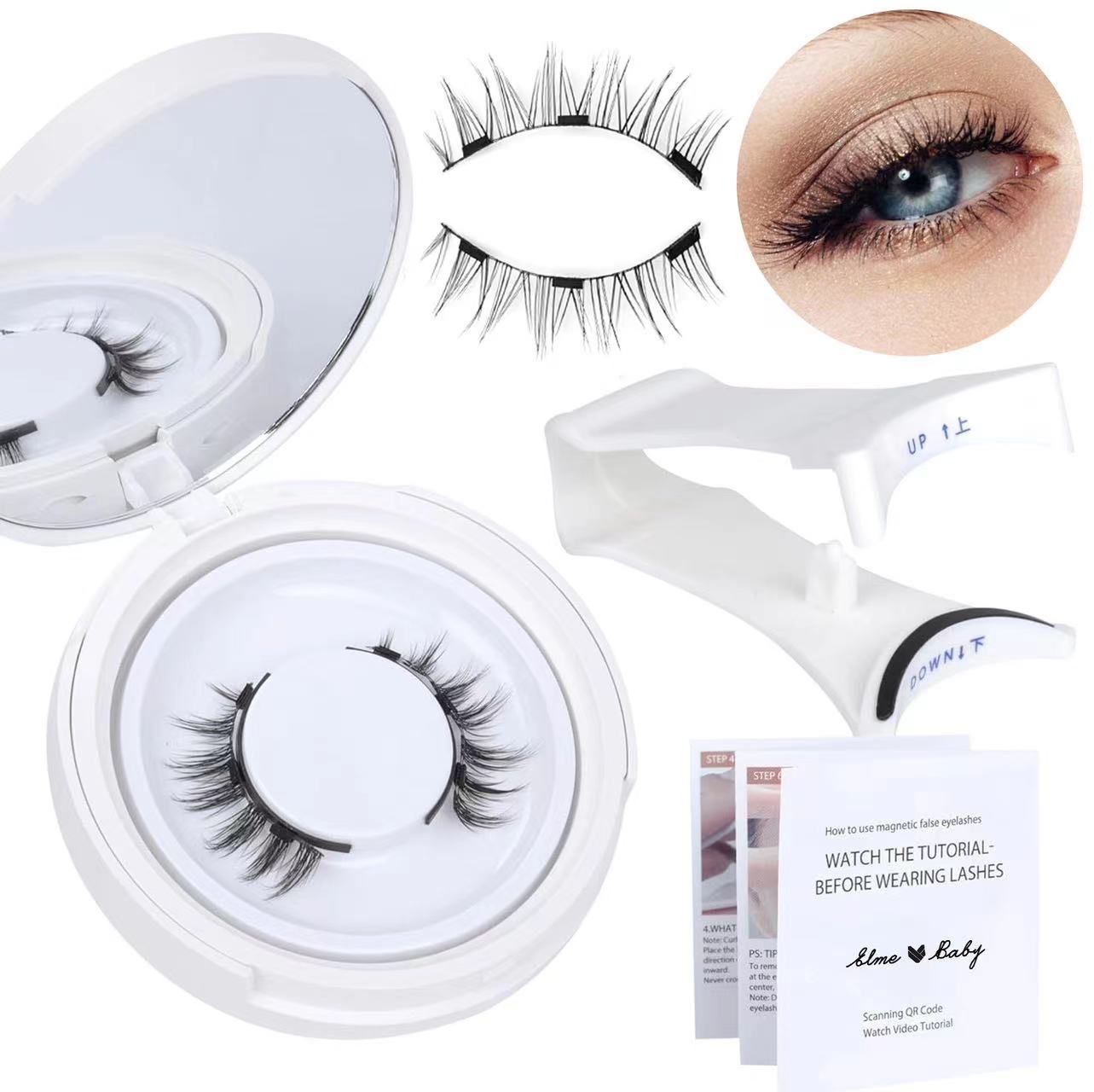 Burford Glow Mink Magnetic False Eyelashes | Natural & Dramatic