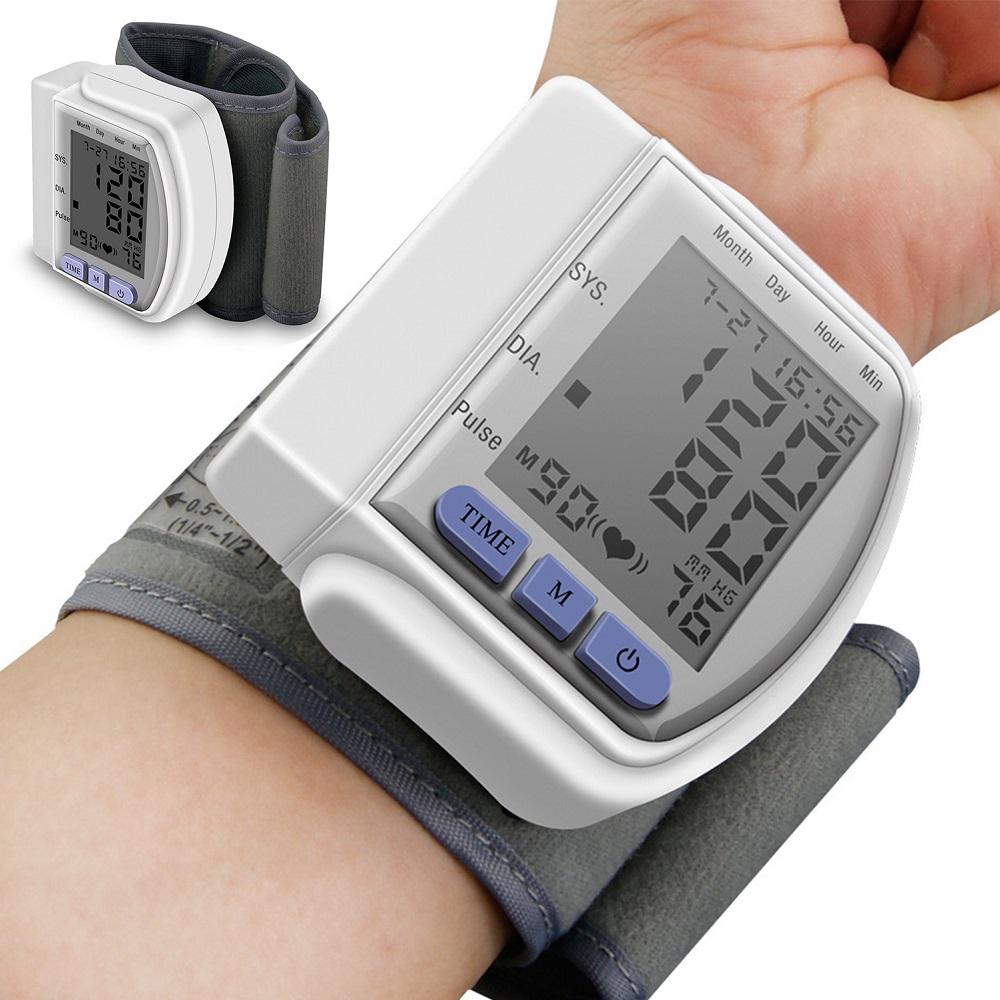 Digital Wrist Blood Pressure Monitor For Measuring Arterial Pressure