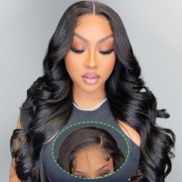 Burford Glow 4x7 Lace Closure Body Wave Wig 200% Density