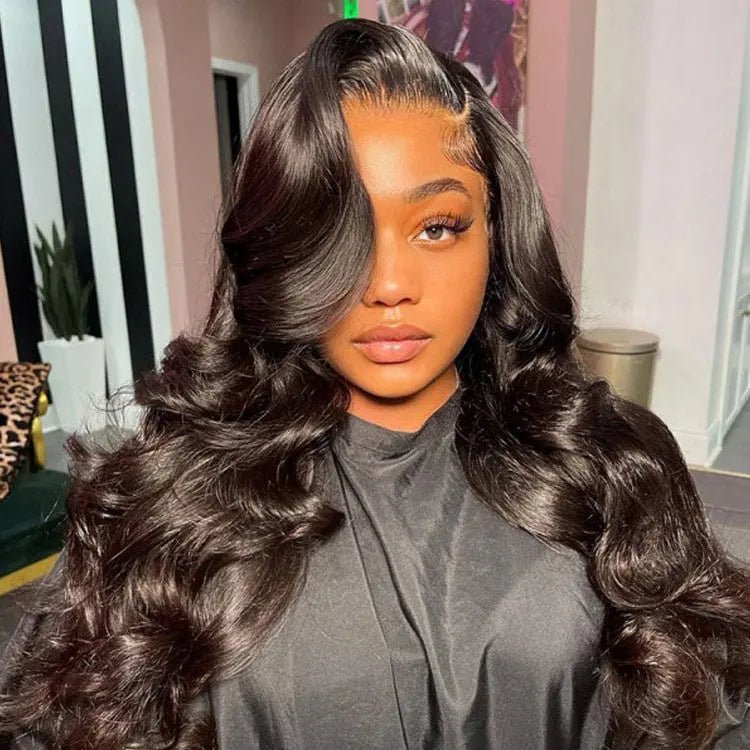 Burford Glow 4x7 Lace Closure Body Wave Wig 200% Density