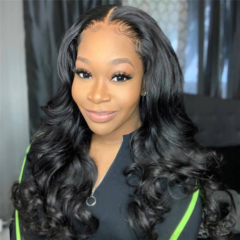 Burford Glow 4x7 Lace Closure Body Wave Wig 200% Density