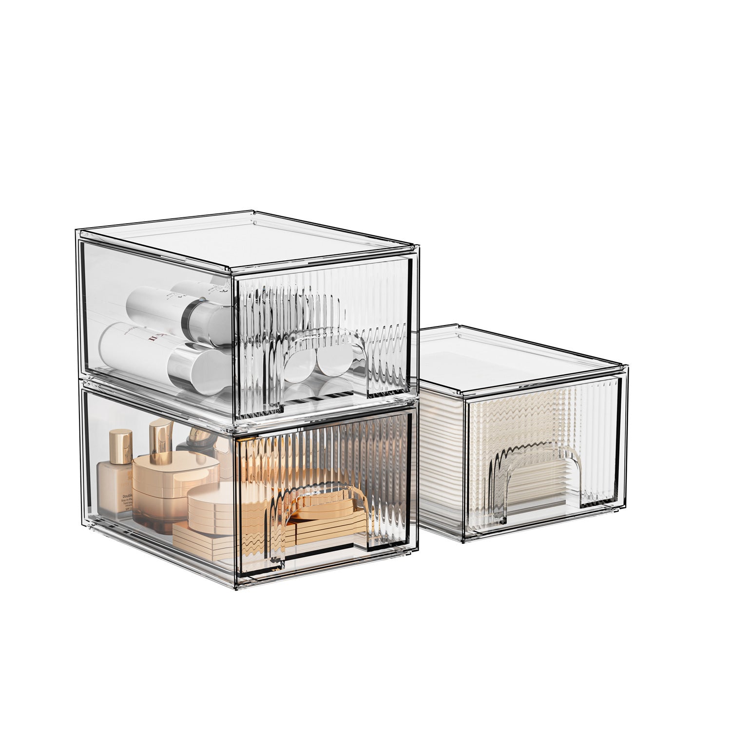 Acrylic Large-capacity Cosmetics Storage Dustproof