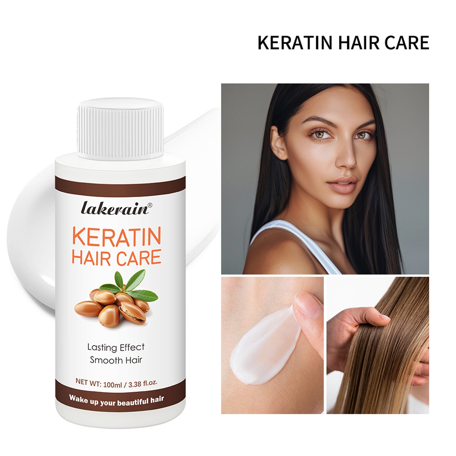 Keratin Hair Straightener Correction Non-ironing
