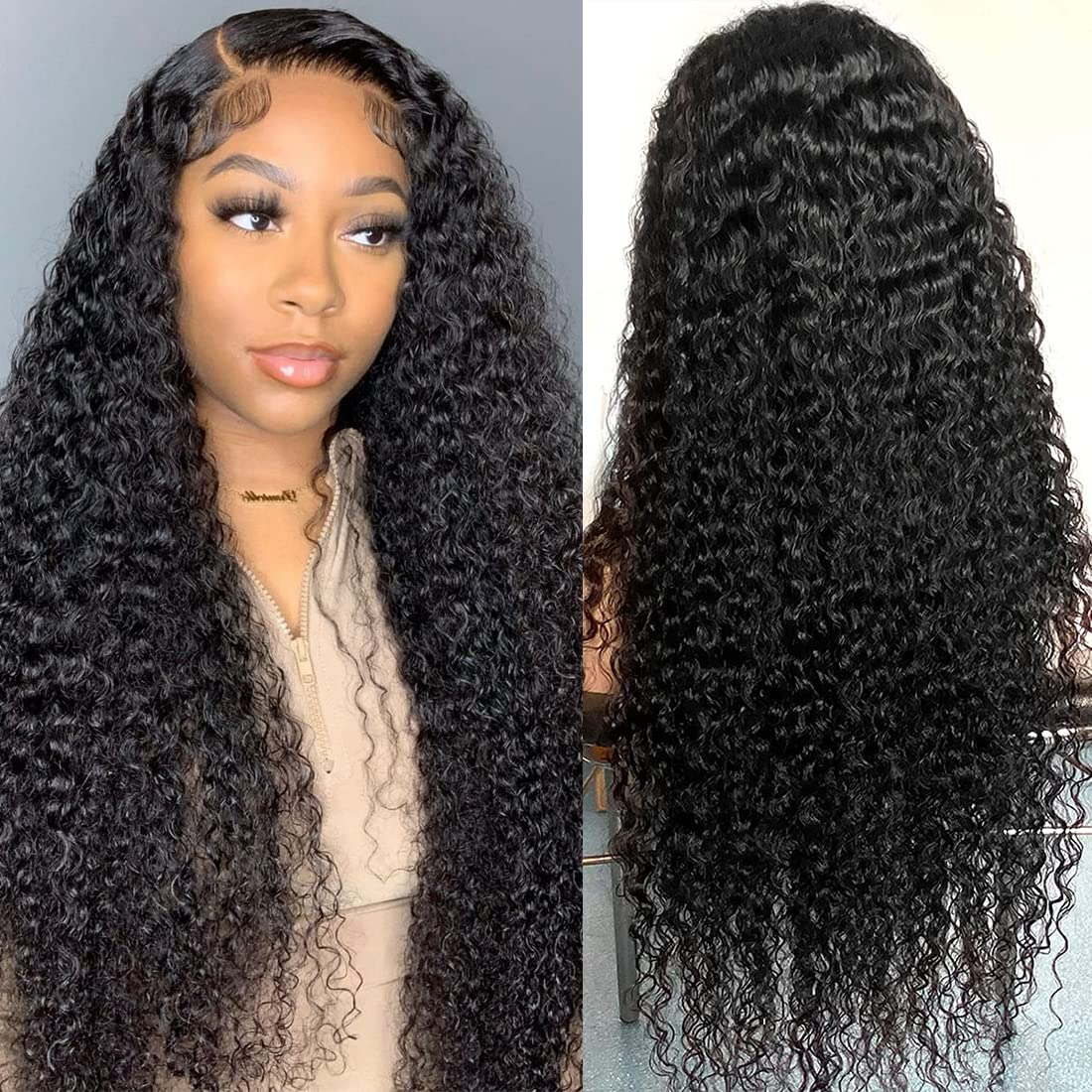 Burford Glow 13x4 Deep Wave Lace Front Human Hair Wig