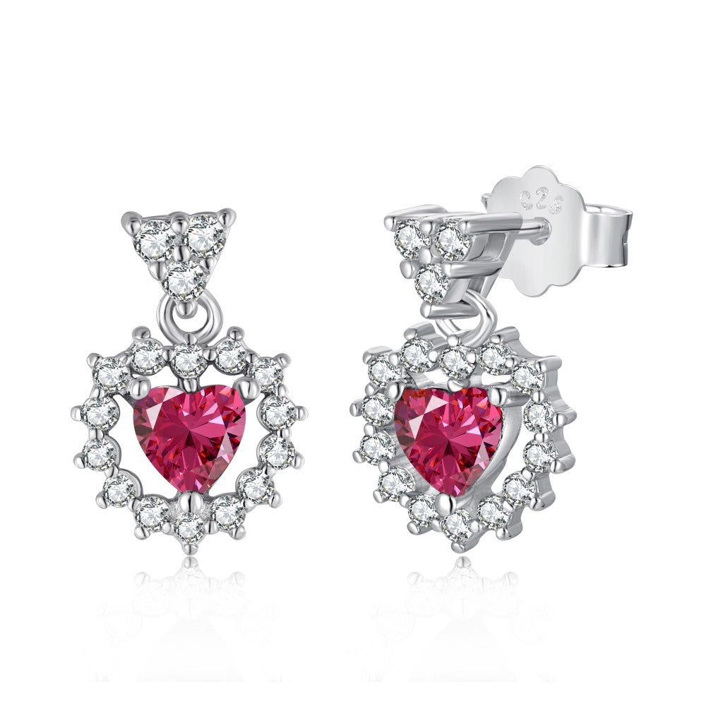 Heart-shaped Diamond Jewelry Fashion Personality