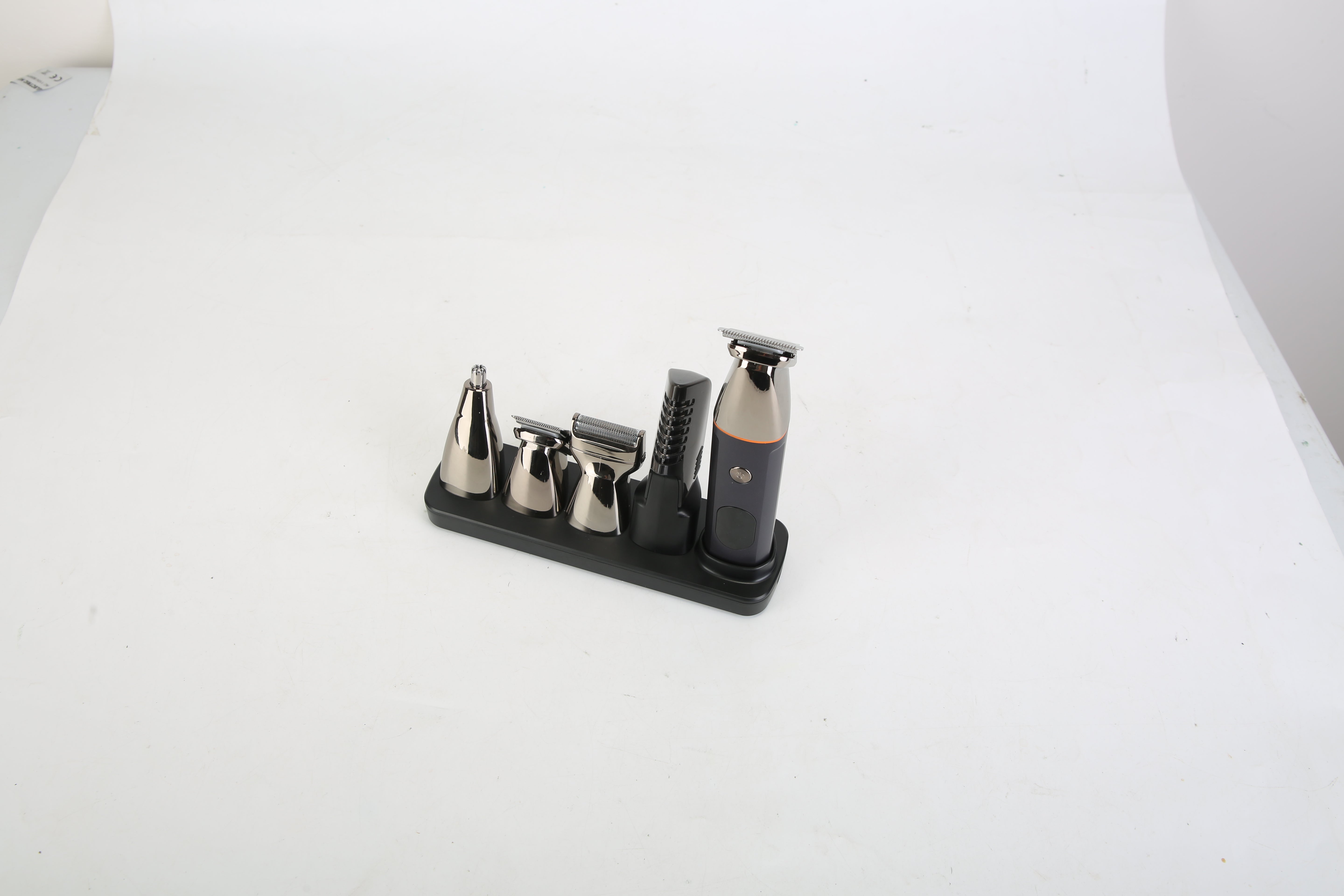 1Set All In One Beard Trimmer For Men With 5 Trimmer Heads IPX5 Waterproof Electric Razor For Face Nose Body Beard Cordless Hair Shaver Clipper Grooming Kit For Men Husband Father