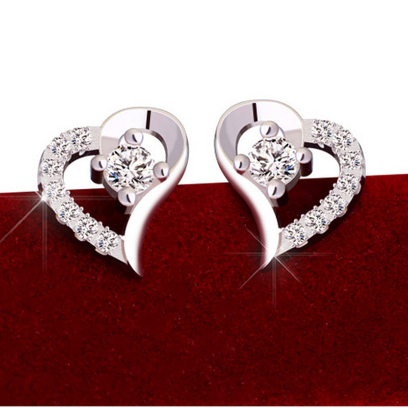 Heart-shaped fashion white fungus jewelry