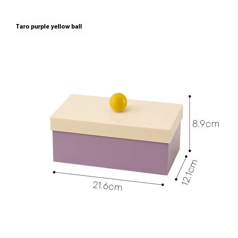 Nordic Cosmetics Cotton Puff Desktop Storage Box