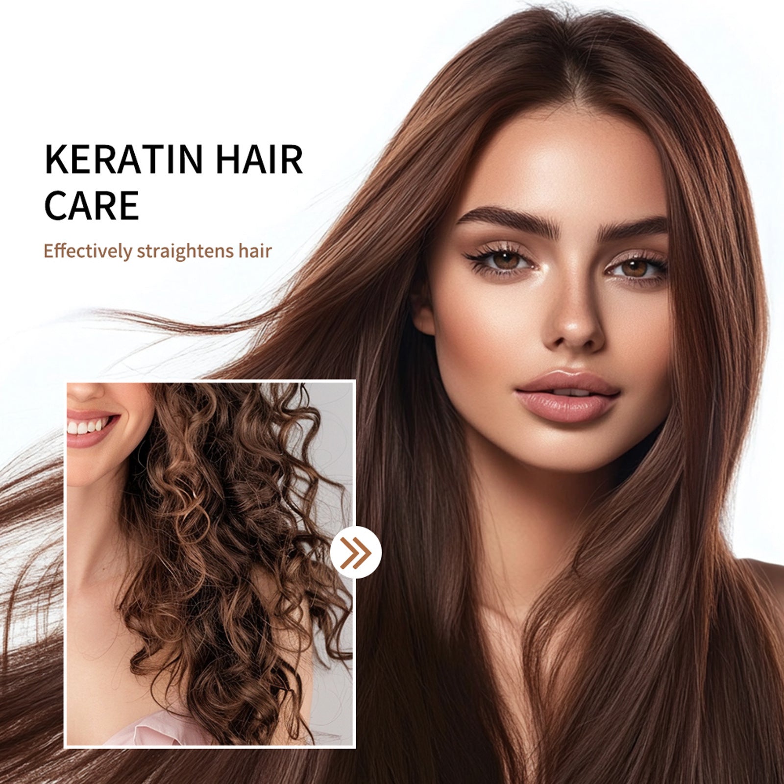 Keratin Hair Straightener Correction Non-ironing