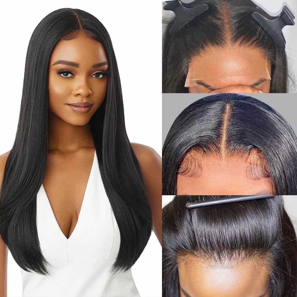 Burford Glow 4x4 Lace Closure Straight Human Hair Wig