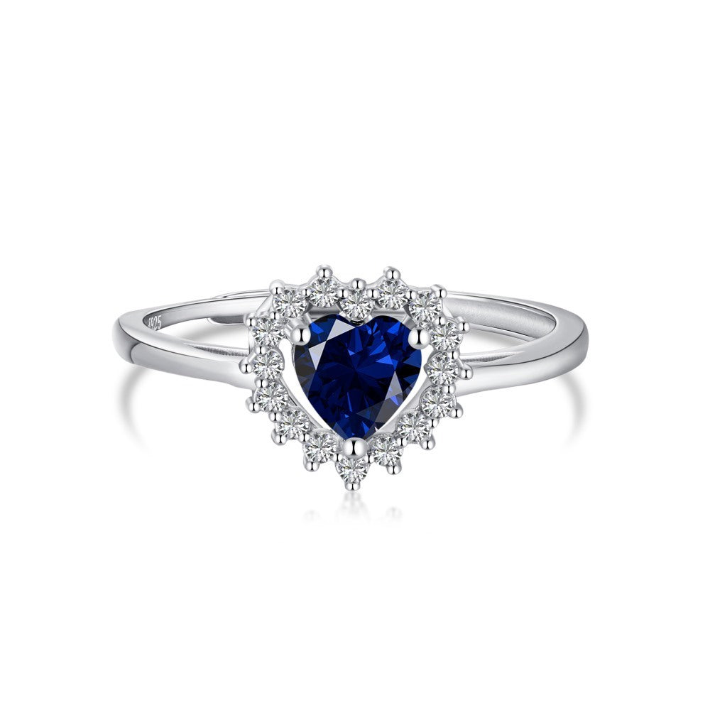 Heart-shaped Diamond Jewelry Fashion Personality
