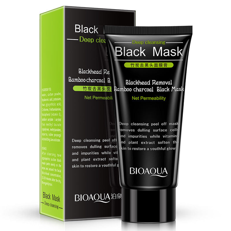 Bamboo Charcoal Desalination Blackhead Mask Cream Cleansing Nasal Patch