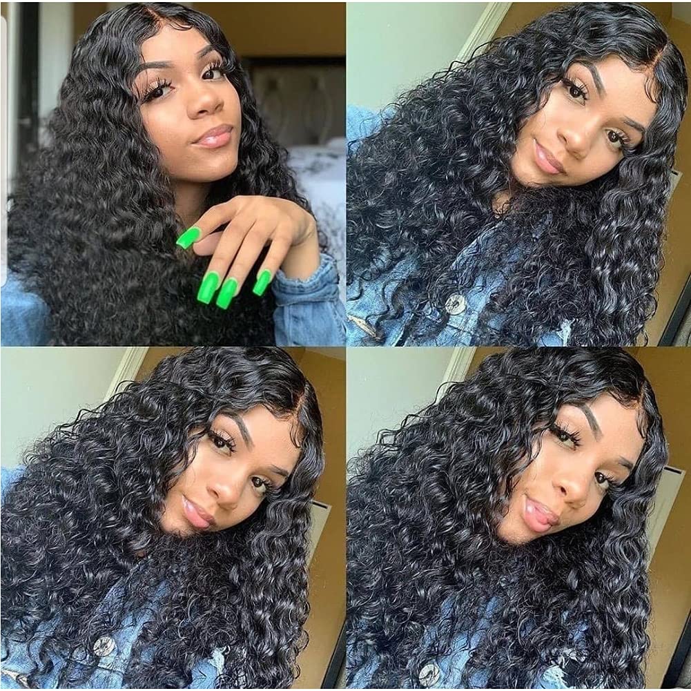 Burford Glow 4x4 Water Wave Lace Closure Human Hair Wig