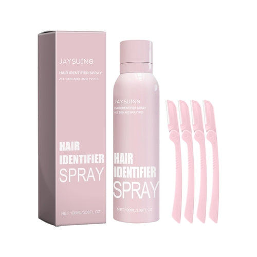Hair Identifier Spray Set For Face Shaving Moisturizing Dermaplaner