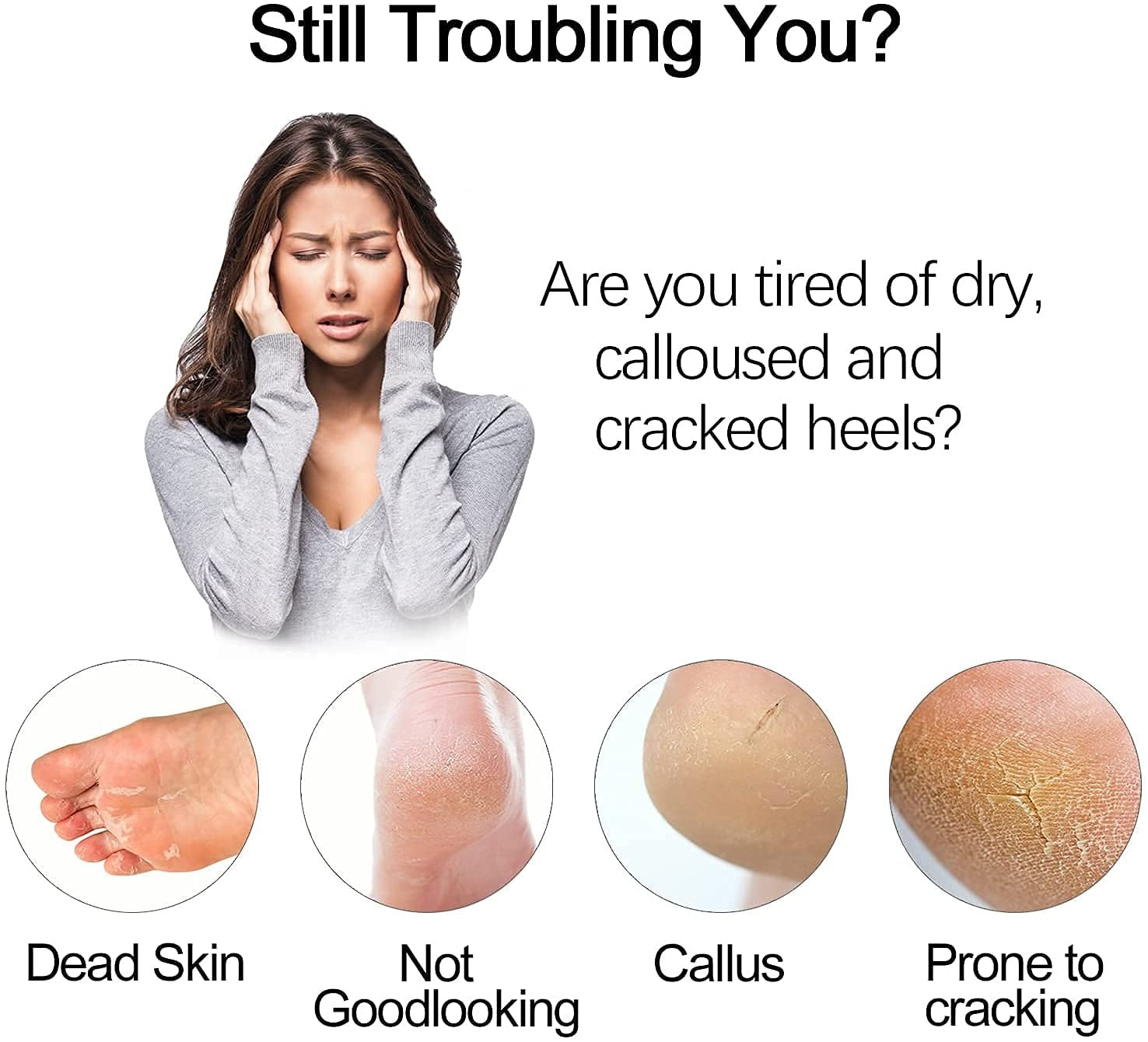 Electric Foot Grinder Vacuum Foot Grinding Machine Exfoliating Dead Skin Callus Remover Foot Care