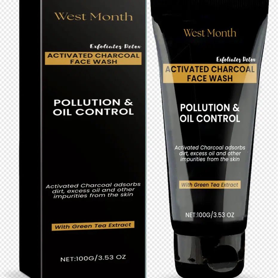 Activated Charcoal & Niacinamide Deep Cleansing Facial Wash | Burford Glow