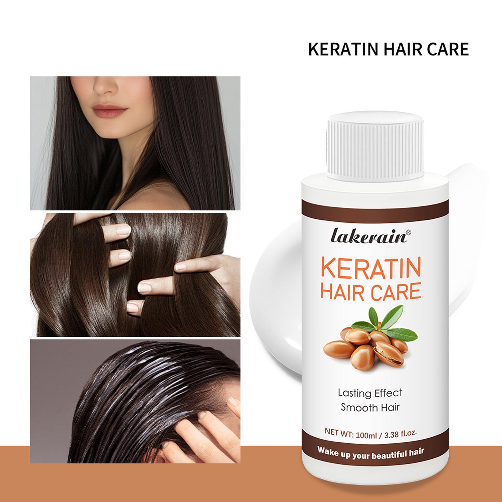 Keratin Hair Straightener Correction Non-ironing