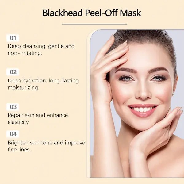 Bamboo Charcoal Blackhead Peel-Off Mask – Deep Pore Cleanse