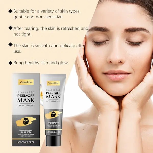 Bamboo Charcoal Blackhead Peel-Off Mask – Deep Pore Cleanse