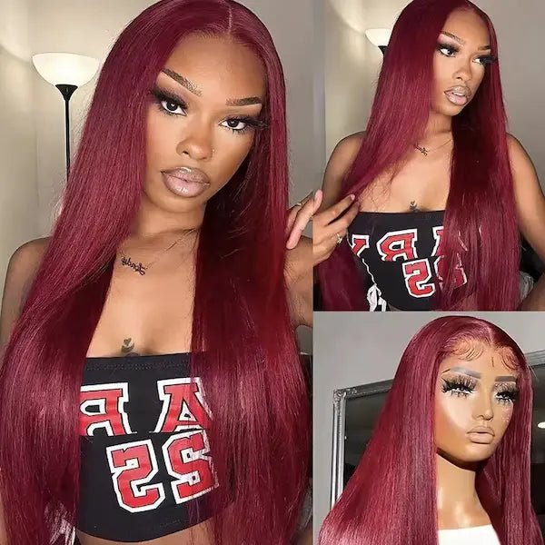Burford Glow Burgundy 13x4 HD Lace Body Wave Human Hair Wig