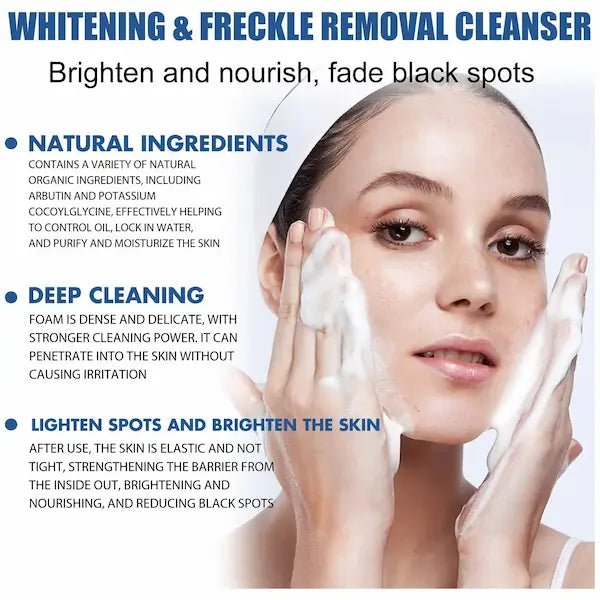 Alpha-Arbutin Brightening Oil-Control Facial Cleanser 150g | Burford Glow
