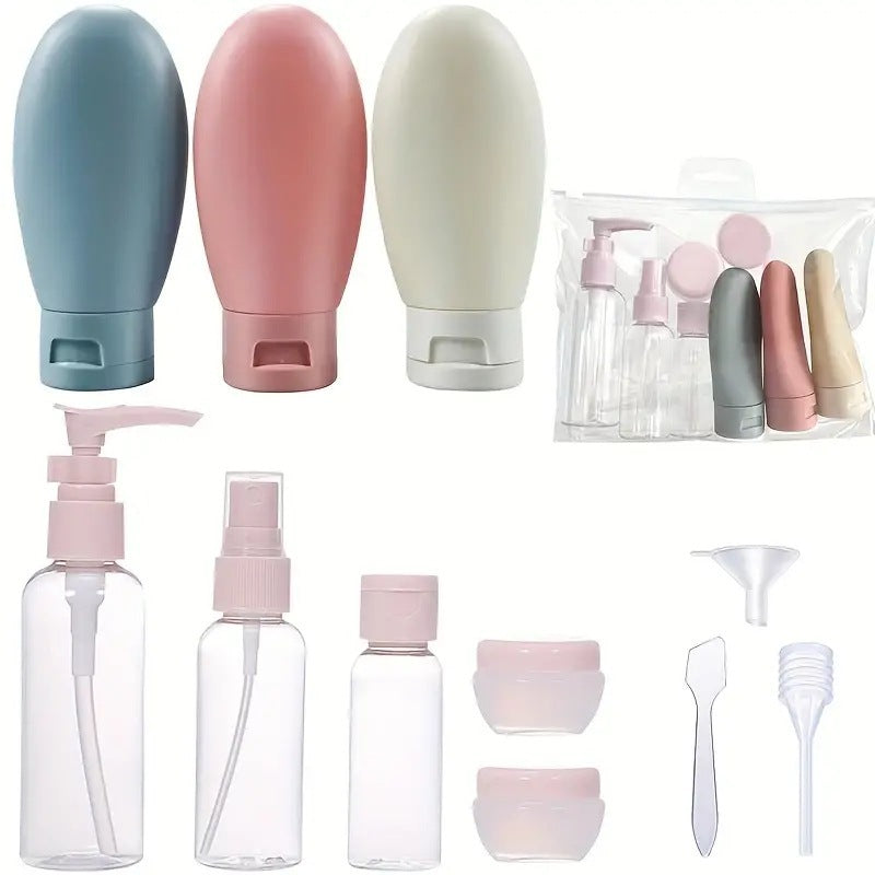 Cosmetics Storage Bottle Travel 11-piece Set