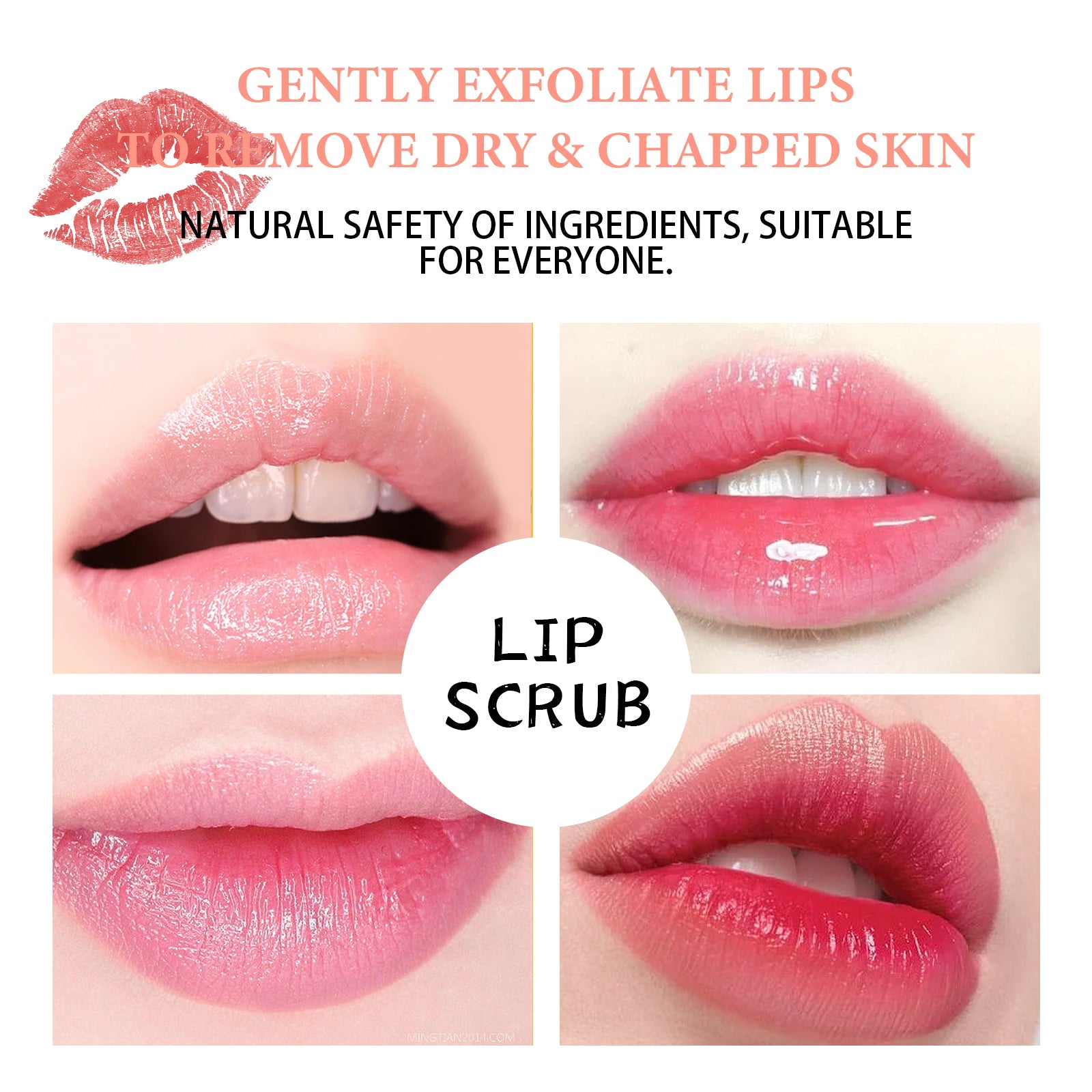 Burford Glow Strawberry Lip Scrub — Nourishing & Exfoliating