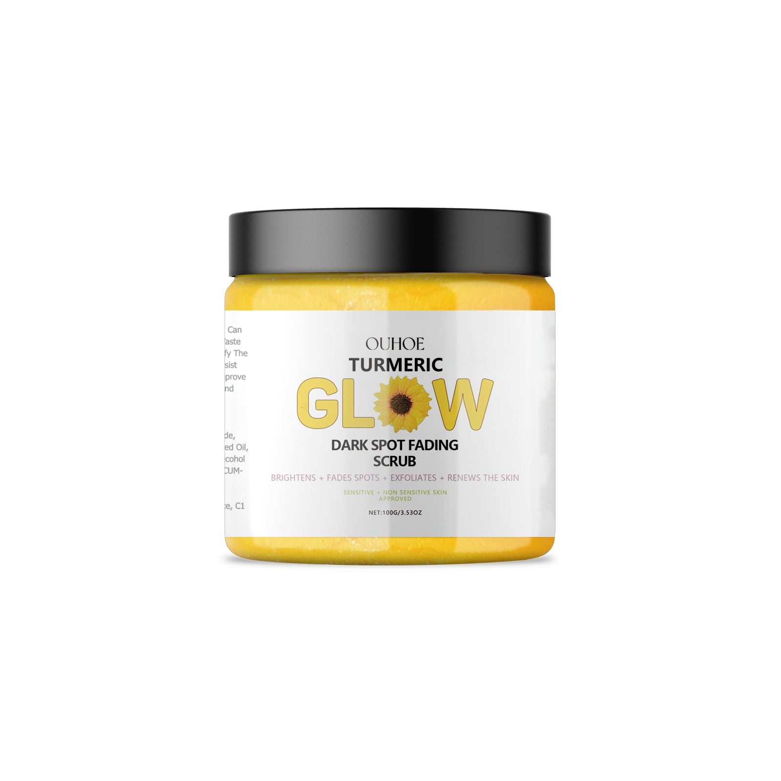 Dark Spot Fading Scrub – Turmeric & Salicylic Acid Exfoliator