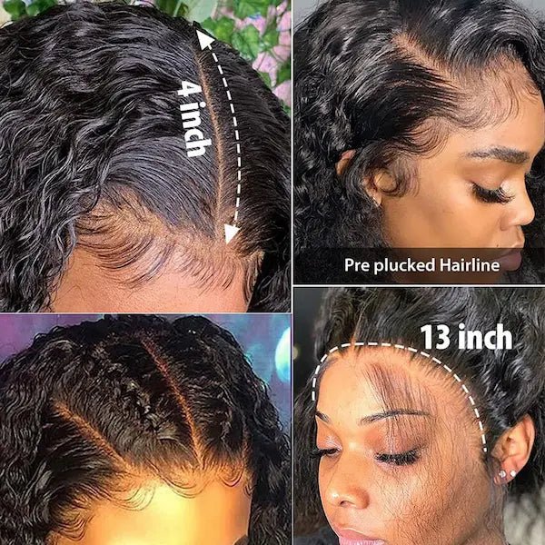 Deep Wave T-Part Human Hair Wig | Burford Glow