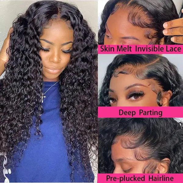Deep Wave T-Part Human Hair Wig | Burford Glow