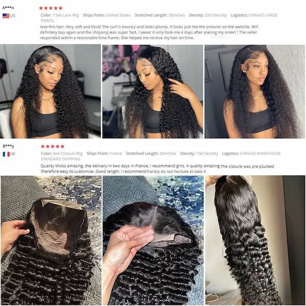Deep Wave T-Part Human Hair Wig | Burford Glow