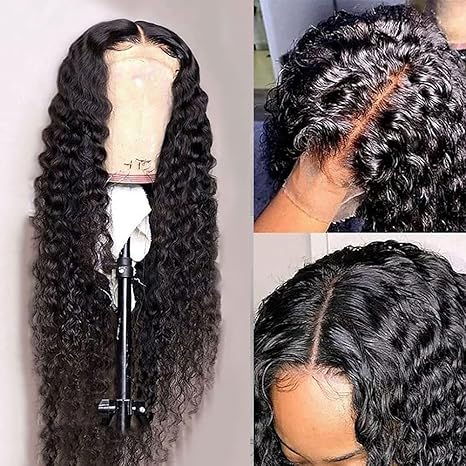 Burford Glow 4x4 Water Wave Lace Closure Human Hair Wig