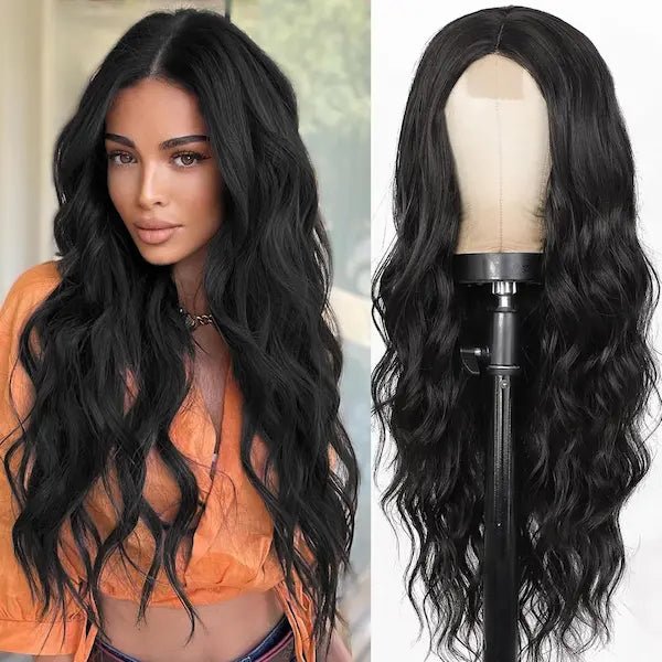 Long Curly Lace Front Wig – Heat-Resistant, 16 Colour Options