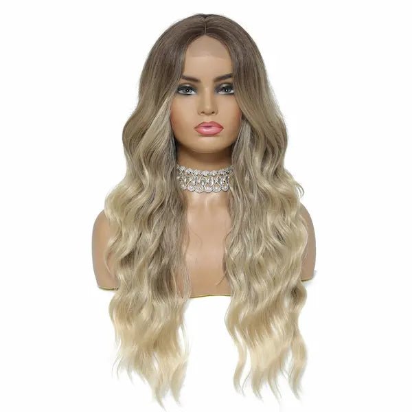 Long Curly Lace Front Wig – Heat-Resistant, 16 Colour Options