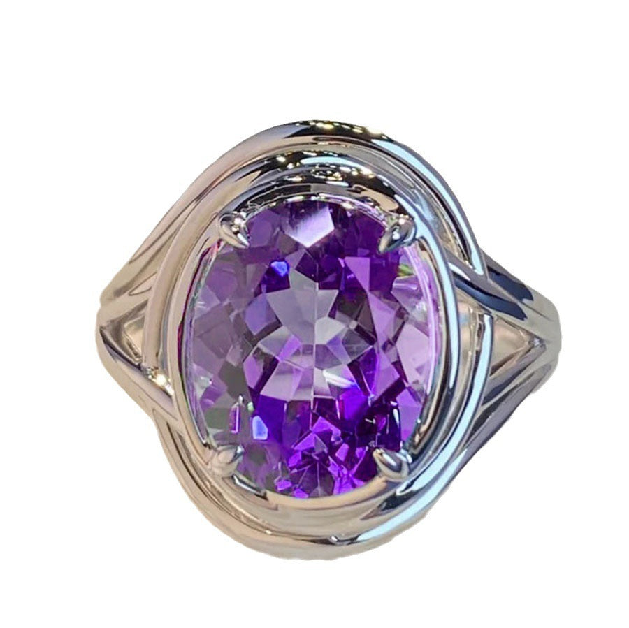 Fashion Amethyst Ring For Women