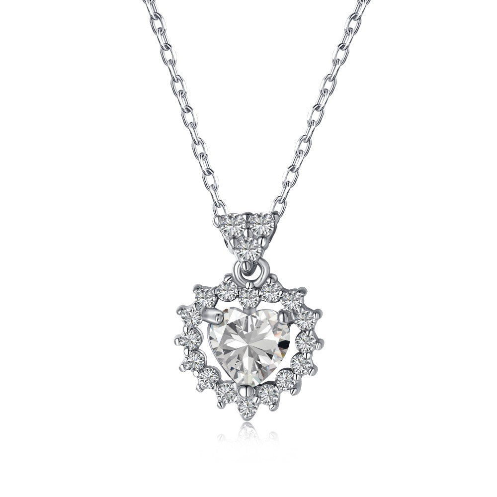 Heart-shaped Diamond Jewelry Fashion Personality