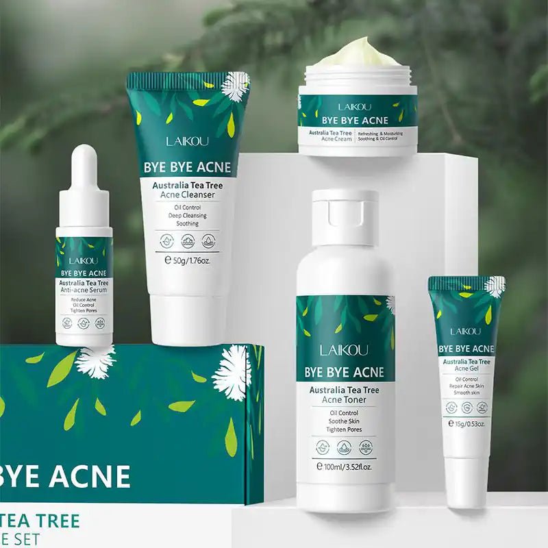 Complete 5-Piece Facial Skincare Set | Burford Glow